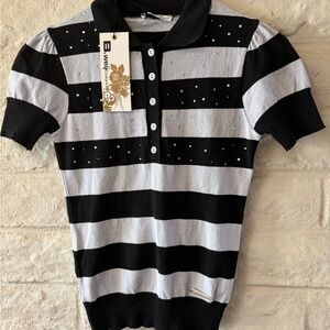 B.Weij  Couture Knit Polo-NWT-Small